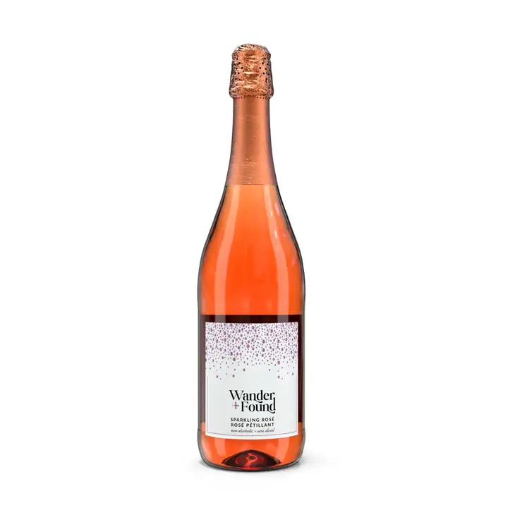 Better Rhodes - Products Wander + Found Sparkling Rosé - Dealcoholized Wine 750ml