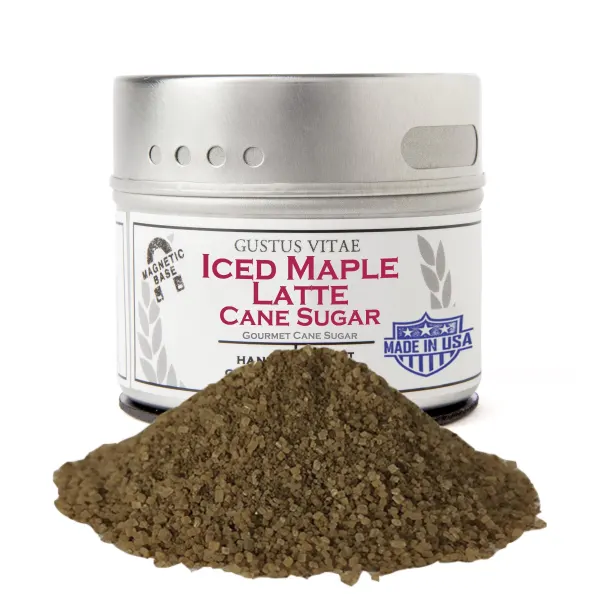 Gustus Vitae Iced Maple Latte Cane Sugar  Tin