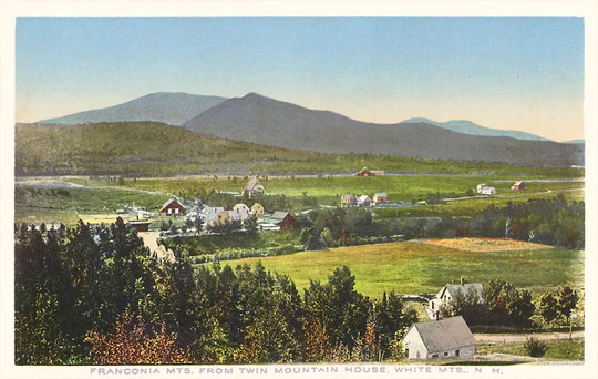 Found Image Press - NH-49 Postcard: Franconia Mountains NH-00049-PC2001-M
