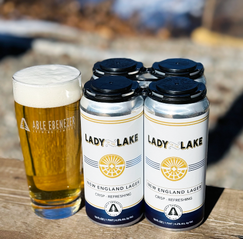 Able Ebenezer - Lady of the Lake - 4 Pack 16 oz Cans (Year Round) - 2920263