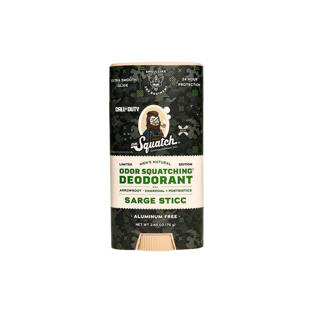 Dr. Squatch - Call of Duty - Sarge Sticc Deodorant 2.65 oz - WH-DEO-SAR-01 DISVEN