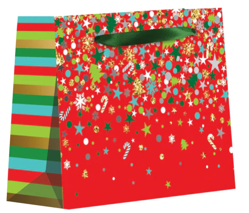 Jillson & Roberts - Tiny Totes - Christmas Party Red - XTT580