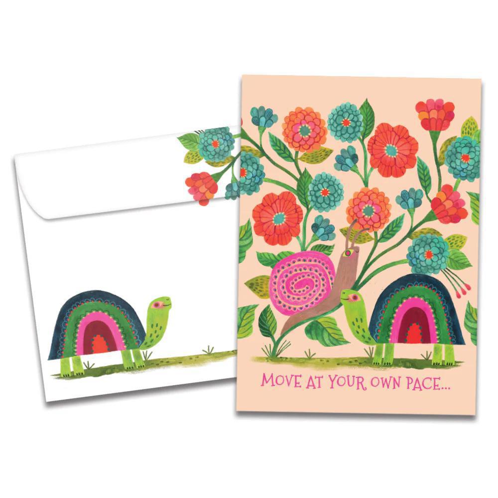 Tree-Free Greetings - Get Well Card - Move at You're Own Pace 21640