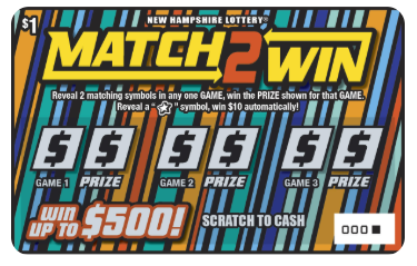 Scratch - $1 - Match 2 Win - 1630