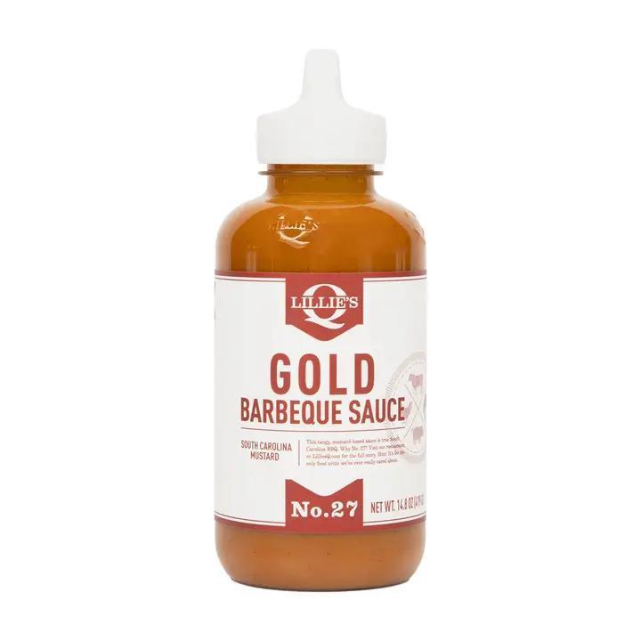 Lillie's Q - Gold Barbeque Sauce 14.8 oz Squeeze Bottle - FGLIL416 DISSVF