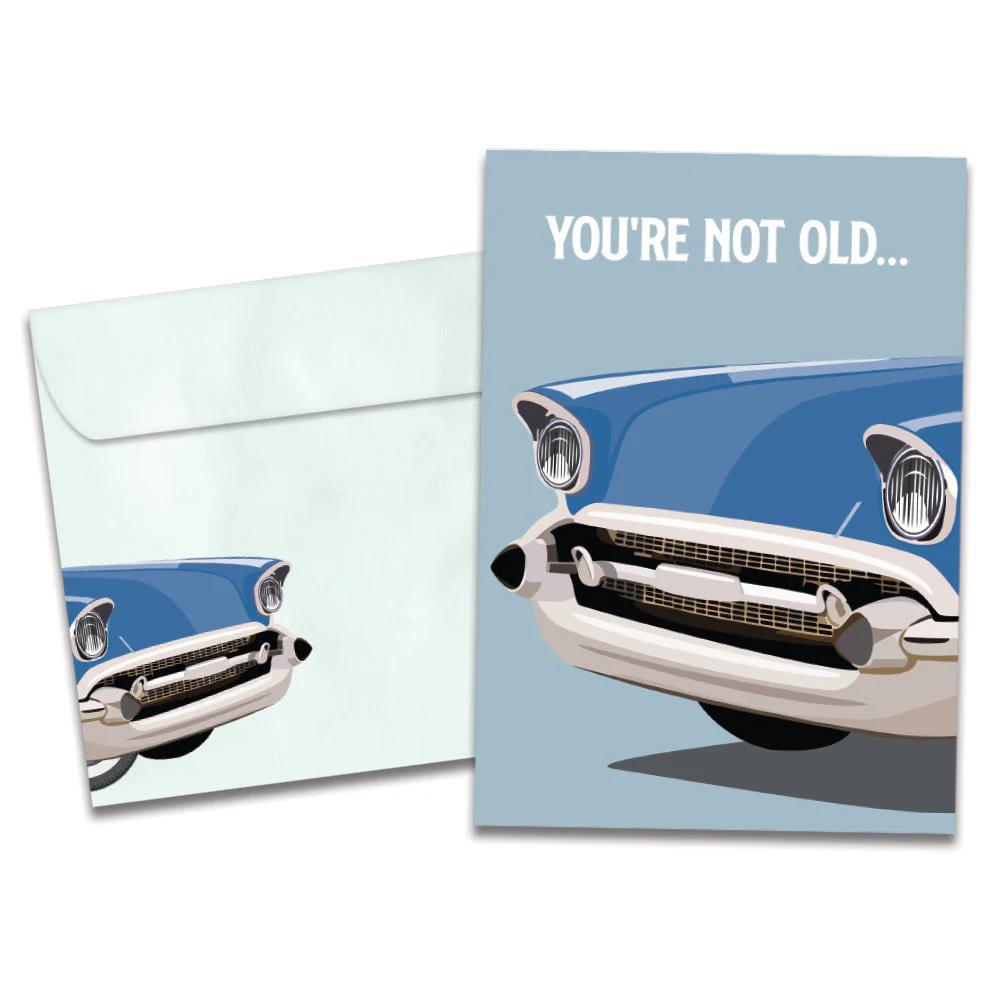 Tree-Free Greetings - Birthday Card - Classic Car 21784