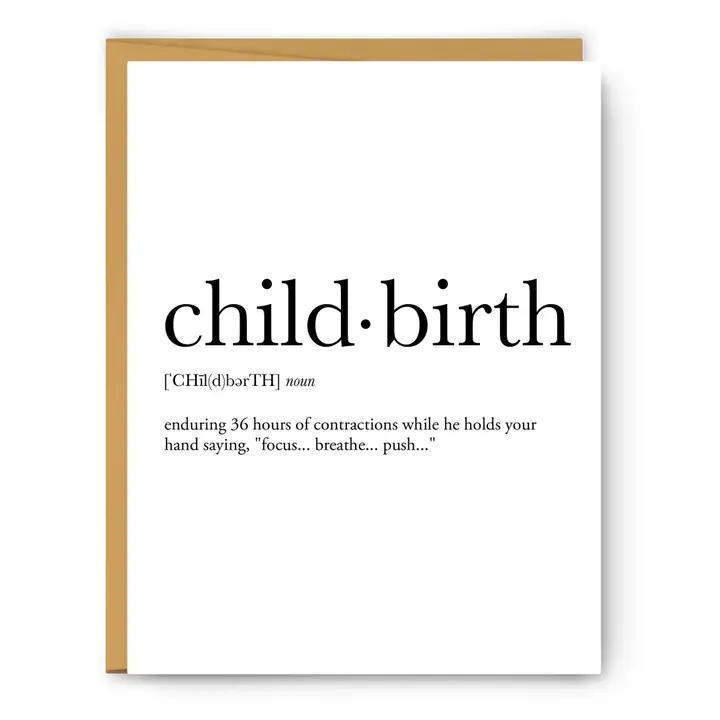 Footnotes - Child Birth Definition - Baby Card