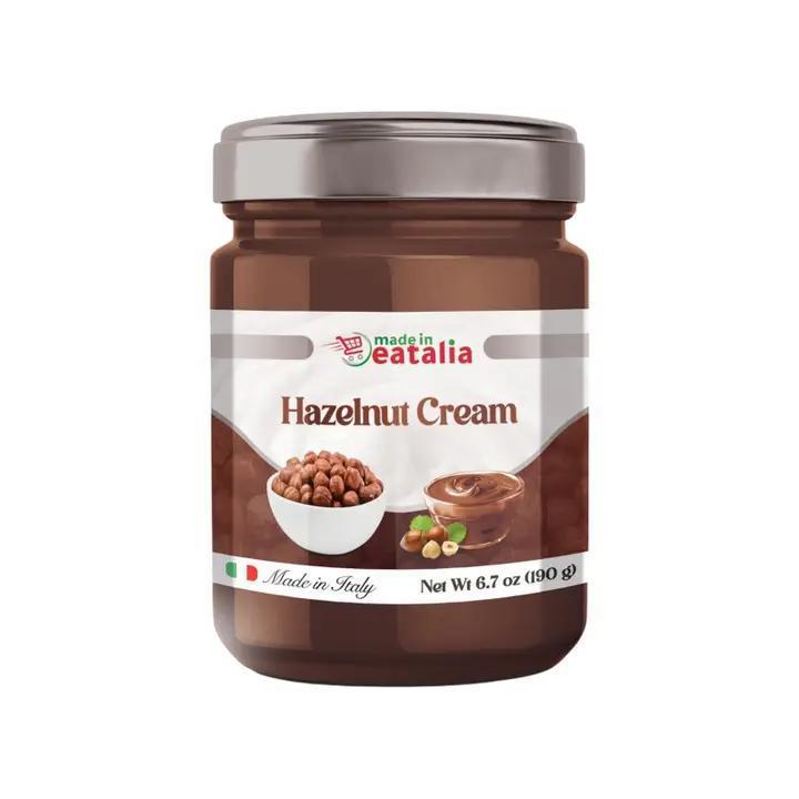 Made in Eatalia - Hazelnut Cream – Smooth & Rich Italian Spread 6.7 oz DISSVF
