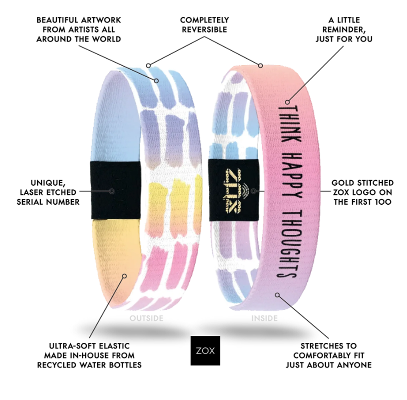 ZOX - Think Happy Thoughts Bracelet - IA-THT