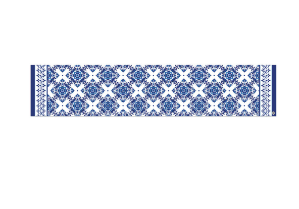 Stonewall Kitchen - Michel Design Works - Indigo Seas Cotton Table Runner - 840438