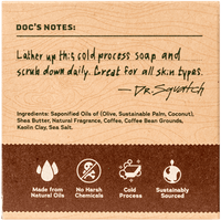 Dr. Squatch - Cold Brew Cleanse Bar Soap 5 oz - WH-BAR-COF-01