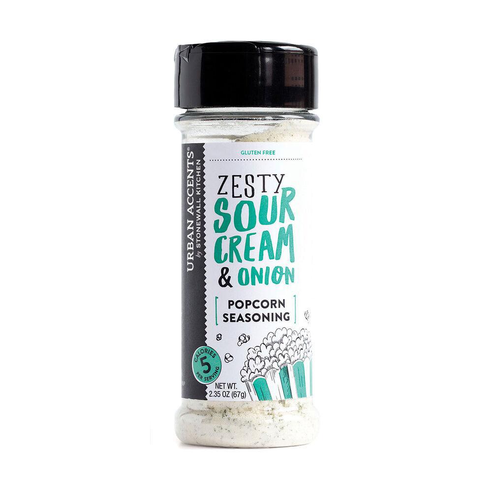 Stonewall Kitchen Urban Accents Zesty Sour Cream & Onion Popcorn Seasoning 2.35 oz shaker 370430 DISVEN