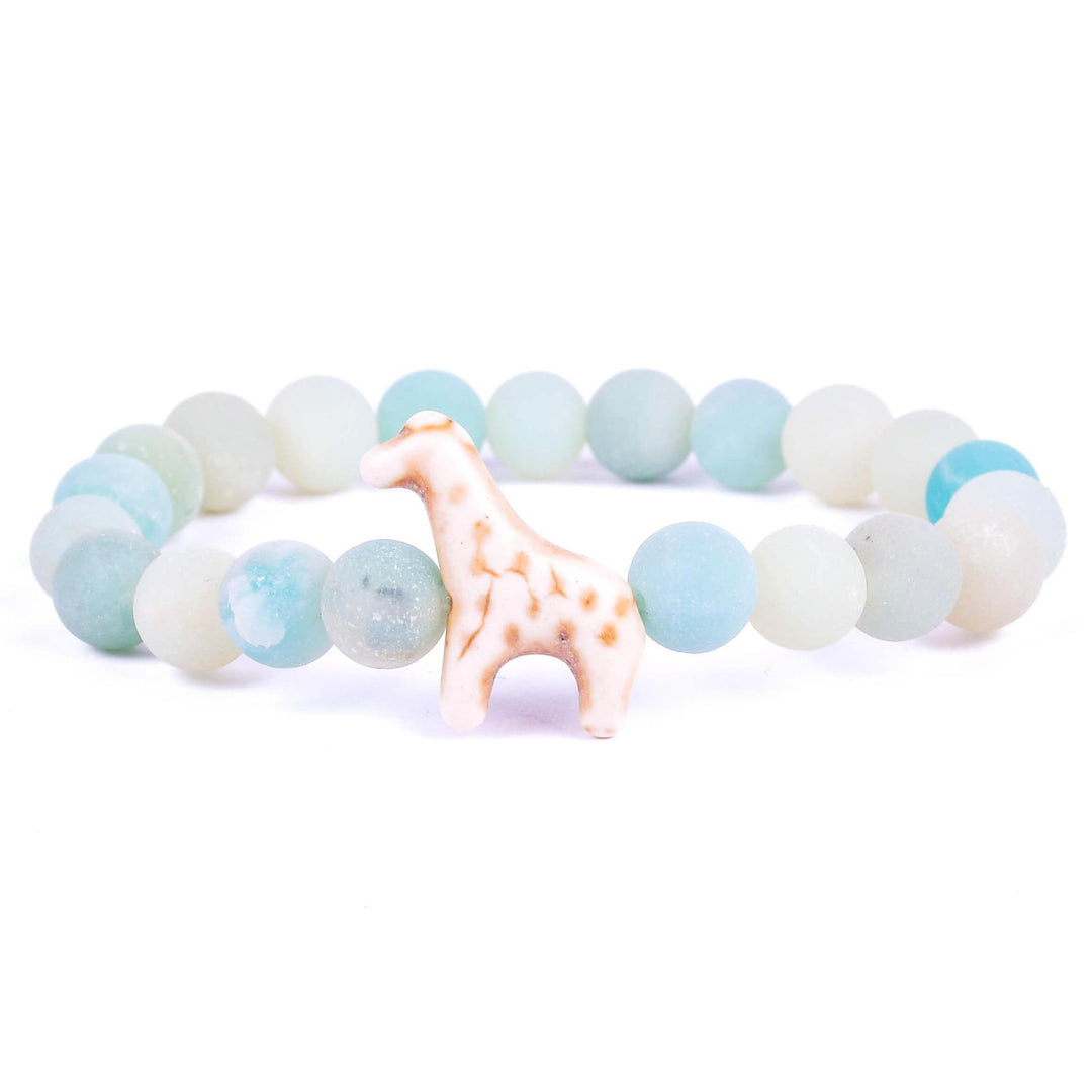 Fahlo - The Trek Bracelet - Tracks a Giraffe - Sky Stone - W-TREK-SKY DISVEN