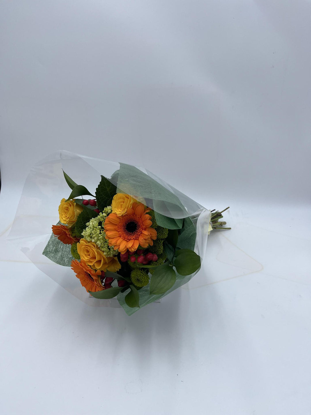 Tangerine & Green Bouquet - Q1750