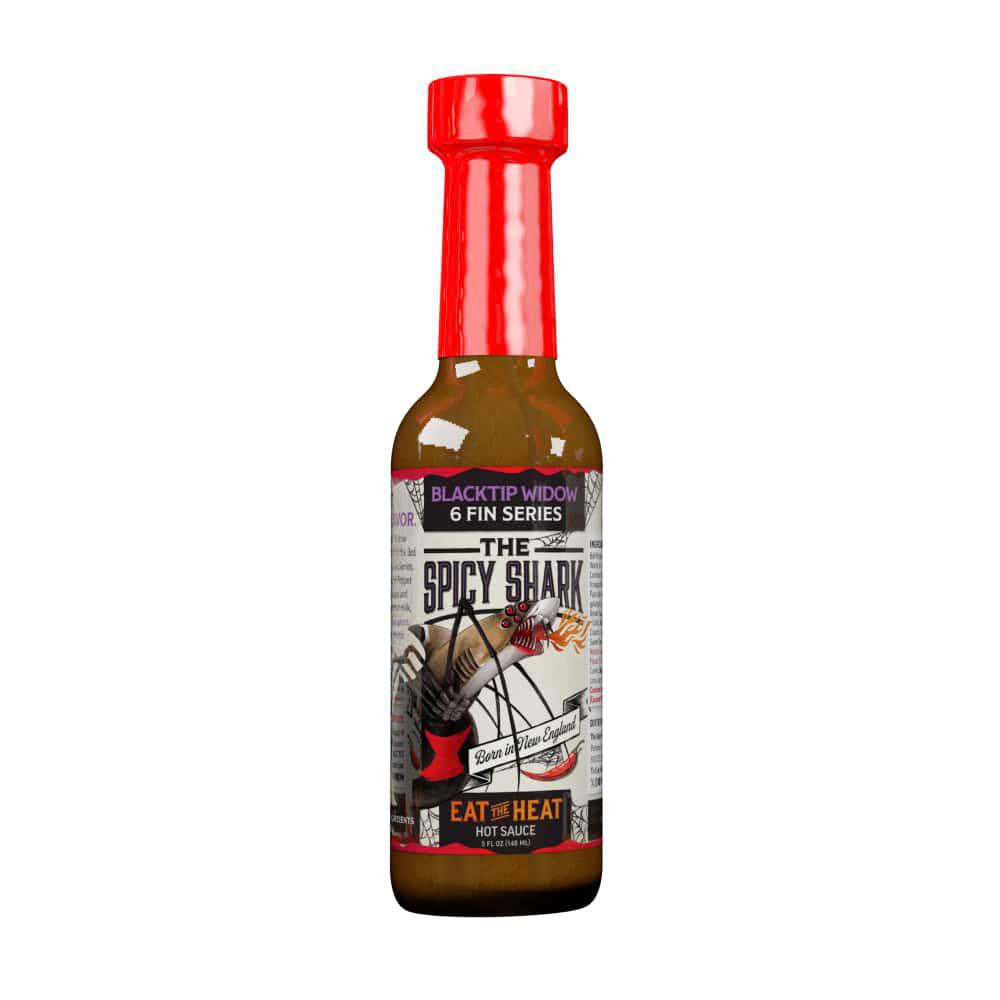 The Spicy Shark - Blacktip Widow 6-Fin 5 oz Hot Sauce