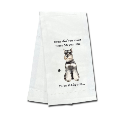 E&S Pets - Schnauzer Kitchen Towel 711-34