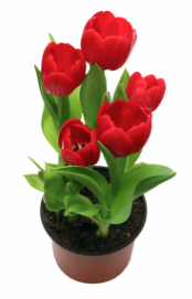 4.5" Tulip - Red