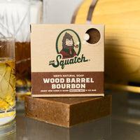 Dr. Squatch - Wood Barrel Bourbon Bar Soap 5n oz - WH-BAR-WBB-01