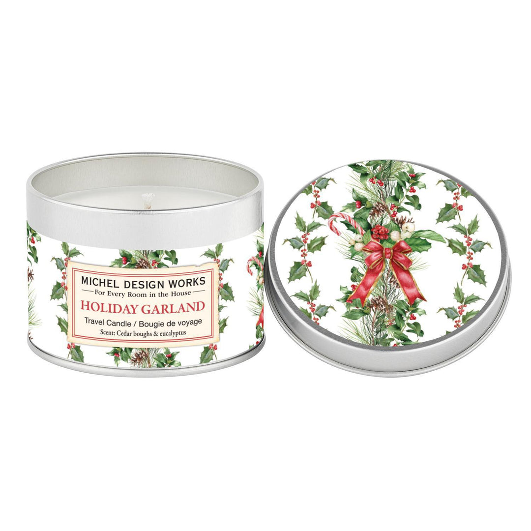 Stonewall Kitchen - Michel Design Works - Holiday Garland Travel Candle - 849446