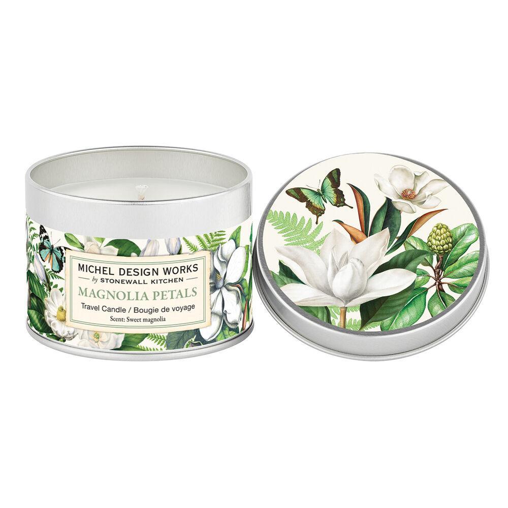 Stonewall Kitchen - Michel Design Works - Magnolia Petals Travel Candle  - 849419 DISVEN