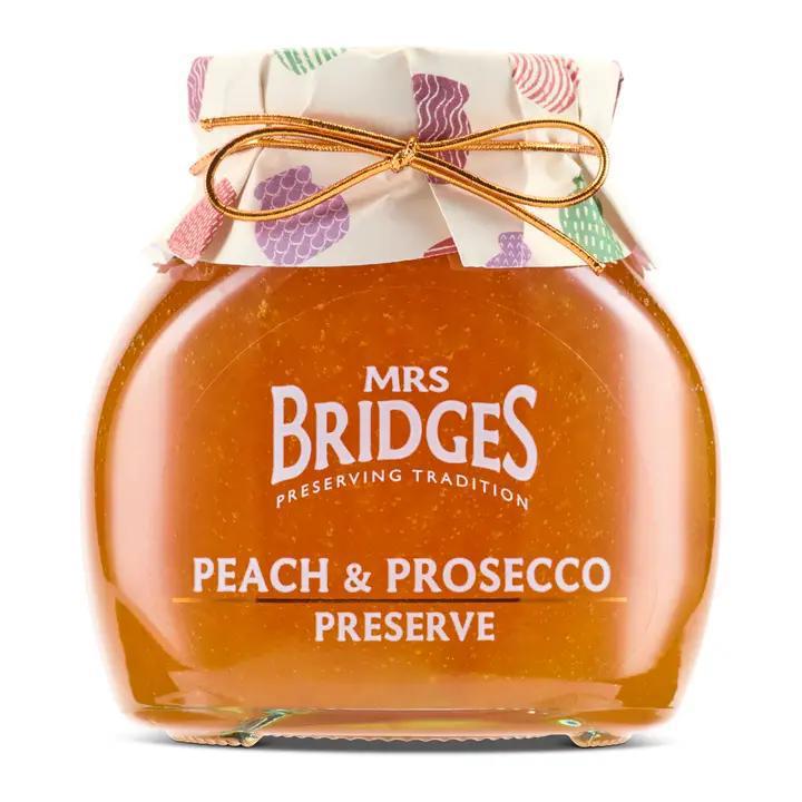 Mrs Bridges - Peach & Prosecco Preserve 12 oz - MB-8392CS