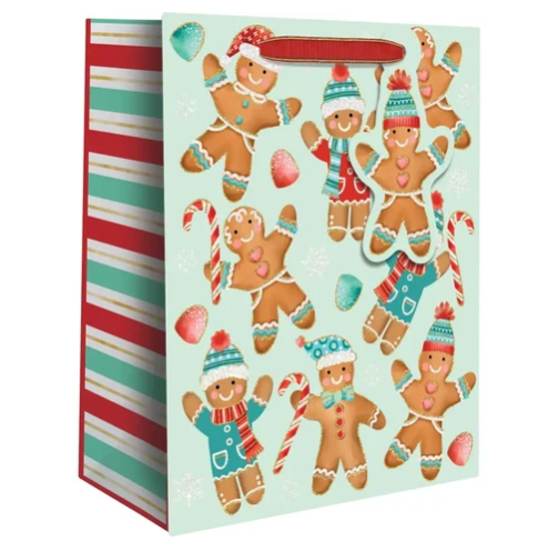 Jillson & Roberts - Small Tote - Gingerbread Cookies - XST840