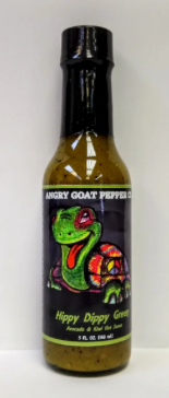 Angry Goat Pepper Co. Hot Sauce - Hippy Dippy Green