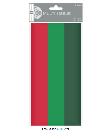 Jillson & Roberts - Tissue Multipack - Classic Christmas - XMU091325