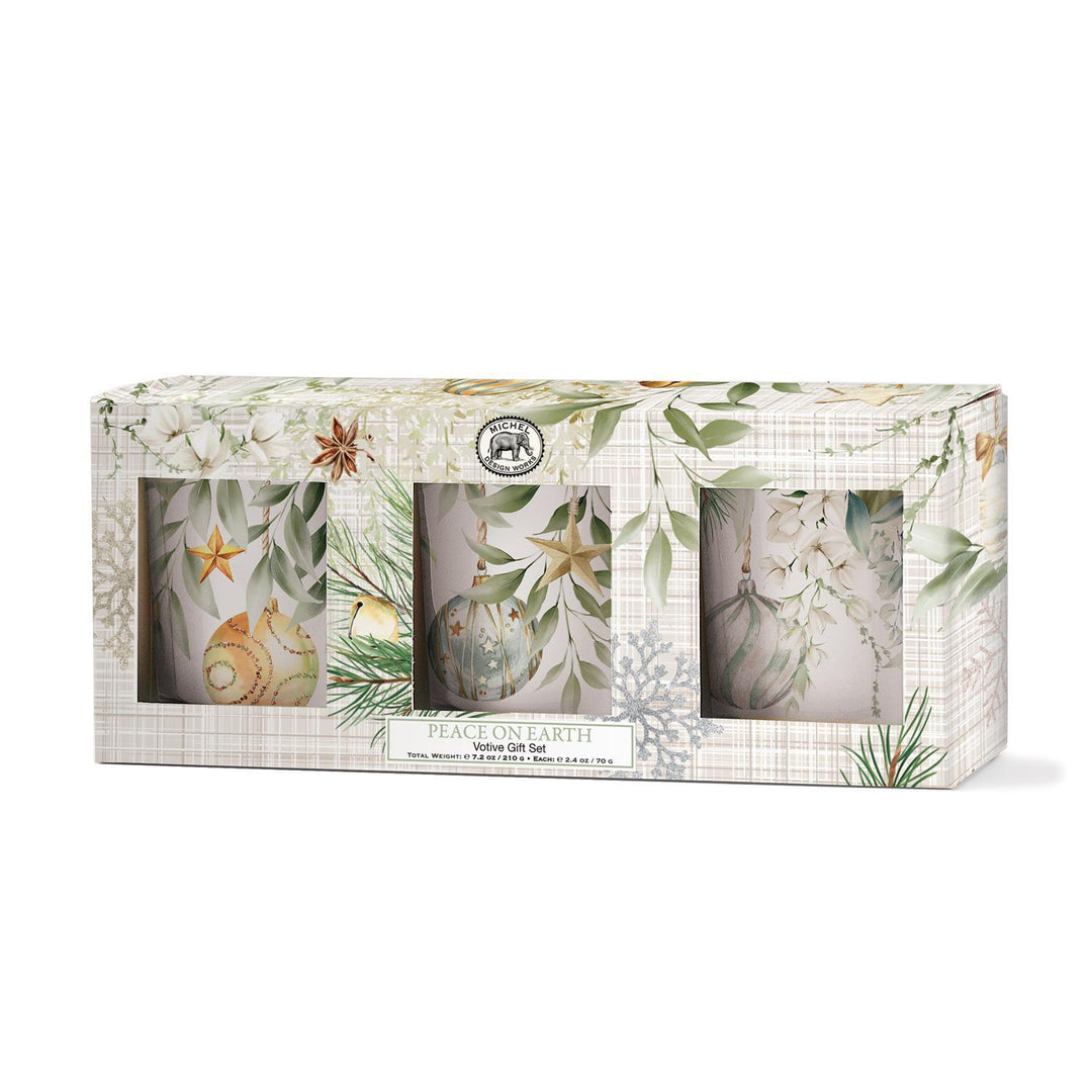 Stonewall Kitchen - Michel Design Works - Peace On Earth Votive Gift Set - 829445 DISVEN