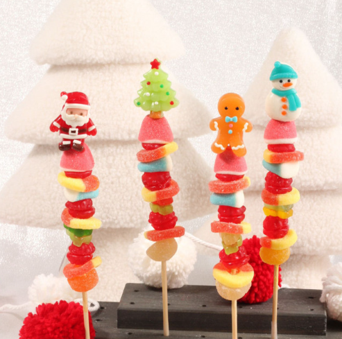 Coblentz Chocolate Company - Forever Sweet Christmas Gummy Candy Kabob - FSCHRI