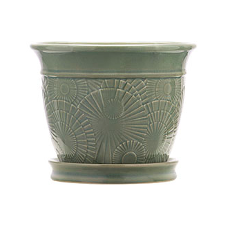 Southern Patio - 8" Annandale Planter - Celadon - 81250890