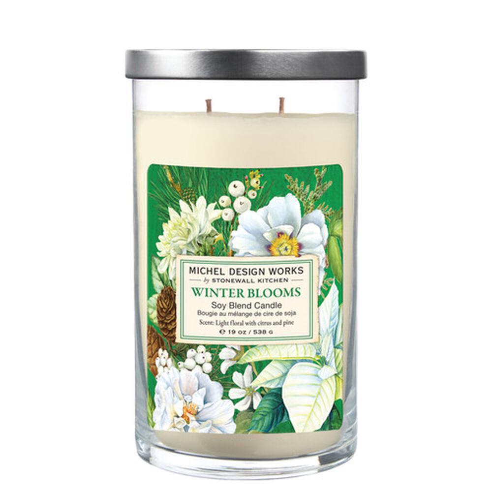 Michel Design Works - Winter Blooms Large Tumbler Candle 837395 DISVEN
