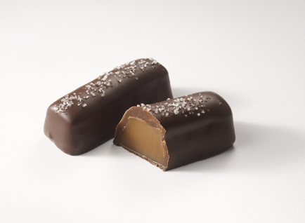 Sweet Shop USA - Dark Chocolate Sea Salt Caramel Log 1 oz - F101640311166