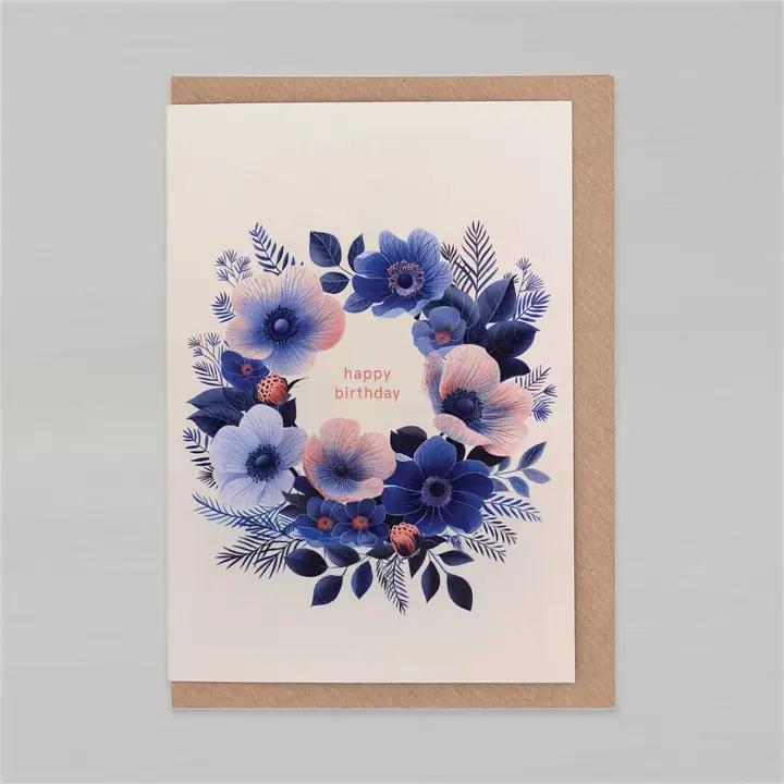 Botanopia - Crown of Flowers | Birthday Card | Female Birthday Card - GC090