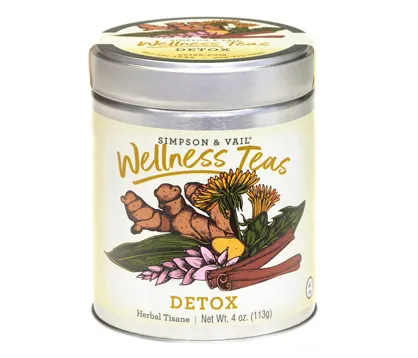 Simpson & Vail - Wellness Herbal Teas - Detox Herbal Tisane 4 oz Tin