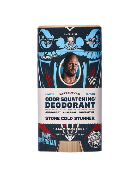 Dr. Squatch - WWE - Stone Cold Stunner Deodorant 2.65 oz - WH-DEO-STO-01