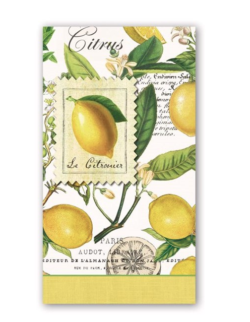Stonewall Kitchen - Michel Design Works - Lemon Basil Hostess Napkin - 807008