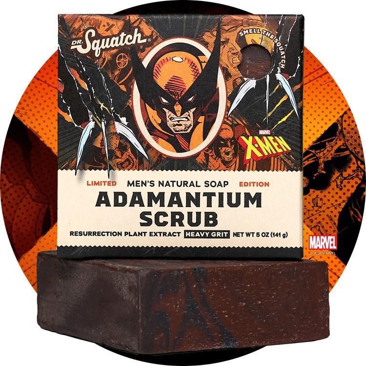 Dr. Squatch - Adamantium Scrub Bar Soap 5 oz - WH-BAR-WVR-01 DISVEN