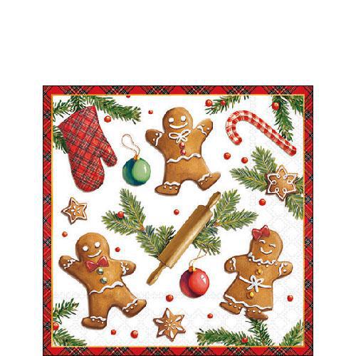 Ampelco Napkin Cocktail ''Gingerbread Cookies'' 307-32518880