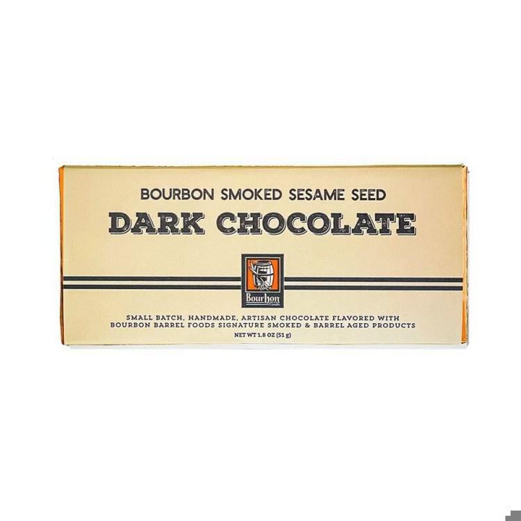 Bourbon Barrel Foods - Dark Chocolate Candy Bar Bourbon Smoked Sesame 1.8 oz - CH-SESDARK
