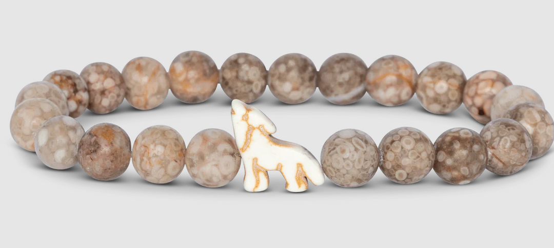 Fahlo - The Scout Bracelet - Tracks a Wolf - Moon - W-SCT-MOON