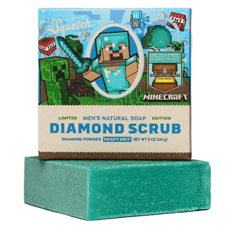 Dr. Squatch - Diamond Scrub Bar Soap - WH-BAR-MNC-01 DISVEN