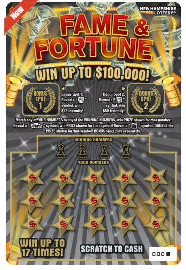 Scratch - $5 - Fame & Fortune - 1676