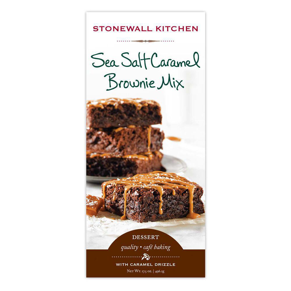 Stonewall Kitchen Sea Salt Caramel Brownie Mix 17.5 oz box 553149 DISVEN
