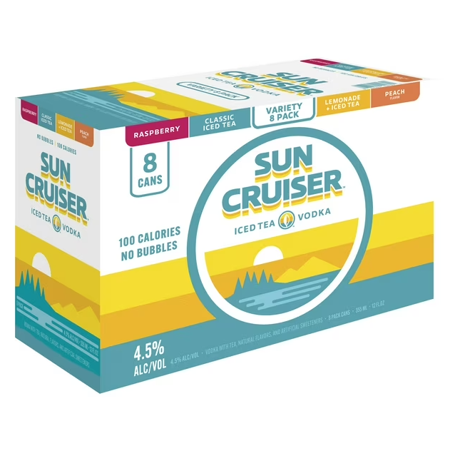 Sun Cruiser Variety 8 Pack 12 oz Cans 608145 DISSVF