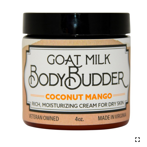Bates Family Farm - 4oz Goat Milk Body Budders - Coconut Mango