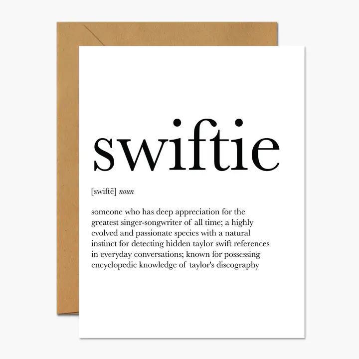 Footnotes - Swiftie Definition - Greeting Card - FN0569C