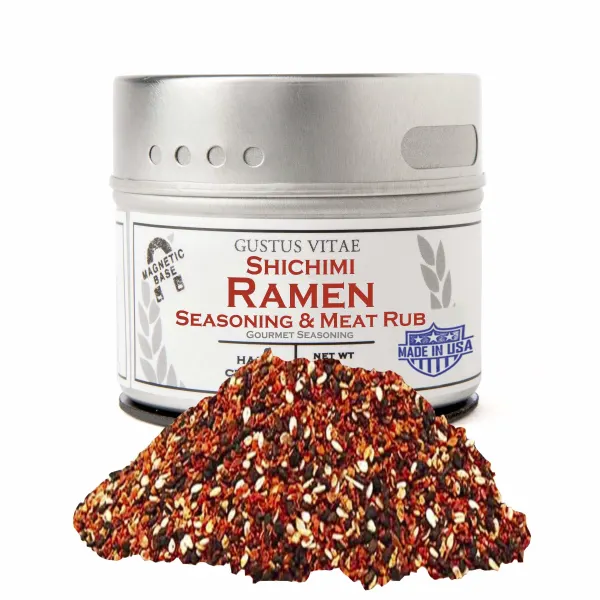 Gustus Vitae Shichimi Ramen Seasoning & Meat Rub  Tin