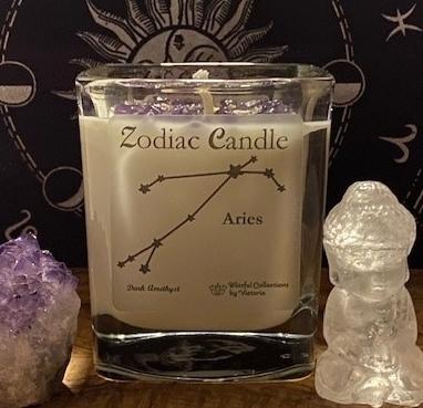 Blissful Collections by Victoria - Aries Candle 10 oz Cube w/ Lid - 1207
