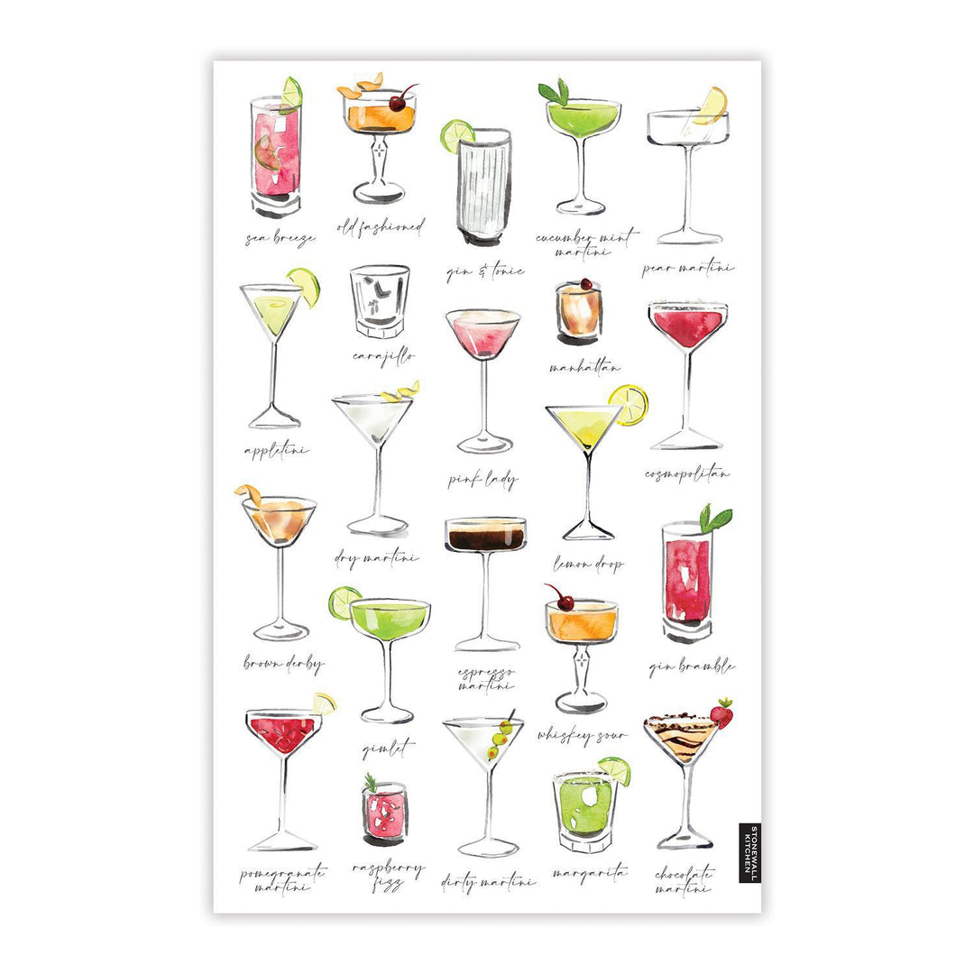 Stonewall Kitchen - Cocktails Tea Towel - 610892